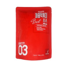미쓰리 떡볶이소스 (03 매콤맛 780g) 대용량 업소용, 780g, 1개