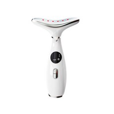 DFMEI 冷熱美頸儀美容儀臉部提拉頸部按摩儀7色彩光微電流震動加熱冷敷, 1個, 051不帶冷敷美頸儀(英文):如圖