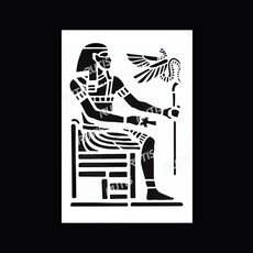 A40-0091型染版(Stencil)-蝶古巴特DIY-簍空模板-塗鴉模版-繪畫模版, 1個, A40-0091