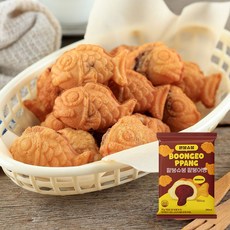 [팥붕슈붕] 팥붕어빵 미니붕어빵 한입 붕어빵, 5개, 75g