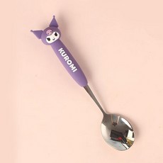 산리오 피규어 숟가락-쿠로미 퍼플aja1+8nkc