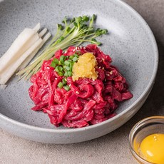 국내산 육회1kg / 덩어리용1kg (200g x 5팩) (업소용/식당용 냉장/당일작업/원육), 1kg, 1개, [덩어리]1kg 육사시미가능 (200g씩 소분)