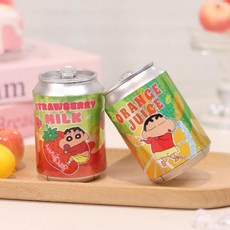 짱구 캔따개 키링 음료수 스트레스 해소 피젯토이 키홀더 악세서리, 딸기