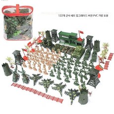 밀리터리 병사 모형 피규어 세트 성인 취미용 전쟁 테마 디스플레이 모델