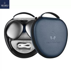 실리콘 케이스 커버가 컵 에어팟 퍼플 클리어 있는 헤드밴드를 상태를 헤드폰이 용 유지하도록, A. 애플 에어팟 맥스, W. 클라인 블루 자동 절전 헤드폰 케이스