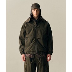 [백화점상품] MUSINSA STANDARD [시티 레저] 스티치 윈드브레이커 재킷 [올리브 그린] MMEJJ5Z04-OG, L