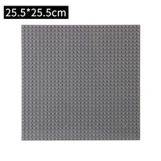 도트 클래식 플레이트 블록 브릭 플라스틱 조립, 1개, 4. 다크 그레이