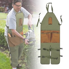 아모란나 옥스포드 작업용 앞치마 정원관리 원예 벌초 작업복, 1개