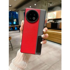 適用於vivoxfold2手機殼支架皮套XFOLD2手機殼全包防摔套