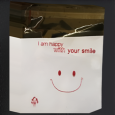 5종 사탕 비닐 봉지 봉투 10cm, 1세트, 3.스마일10cm 100매