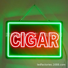 오픈 네온사인 조명 카페 패스트푸드 LED 무선 매장 리모콘 CLGAR, 1개, RGB