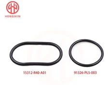 91326-PL5-003 15312-R40-A01 ACCORD CIVIC CROSSTOUR CR-V DEL SOL ACURA ILX TSX용 오일 그리드 베이스 O, 01 1PC