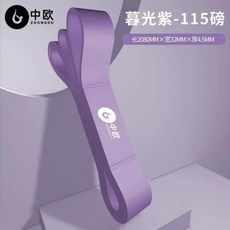 中歐 彈力帶 暮光紫 115磅 2080MM x 32MM x 4.5MM, 115磅-暮光紫-資深, 1個