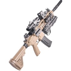 hk416 자동 전동건 전동총 젤리탄총 연속 모드 장난감 탄피배출, 5, 1. 기본 HK416 블랙 100cm