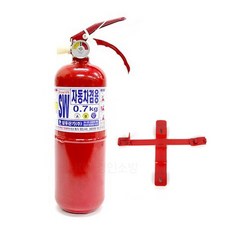 삼우SW분말소화기0.7kg(거치대포함) 차량용(순국산) 자동차겸용, 1개, 단일