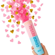 이벤트홀릭 젠더리빌 컨페티 폭죽 세트 성별공개 베이비샤워 파티용품, 02.[단품]블루, 1개