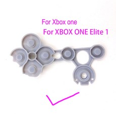 XBOX 시리즈 SX용 회색 실리콘 Xbox One S X 컨트롤러 D 패드용 전도성 고무 전도성 고무 버튼, [04] For XBOX ONE