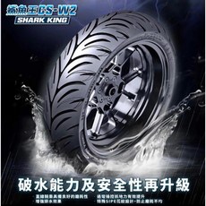 鯊魚王五代CS-W2 90/90-10 100/90-10 110/70-12 120/70-12 晴雨胎, 1個