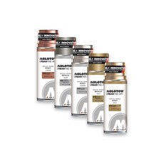 모로토우 고급 금속 메탈릭 페인트 리폼 스프레이 골드 실버 쿠퍼 바니쉬 마감제 프라이머, 416 Chrome effect, 400ml, 1개