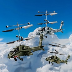 국민헬기 플라잉볼 손으로날리는 헬리콥터 아파치 밀리터리비행기 미니헬기, 랜덤, 1개