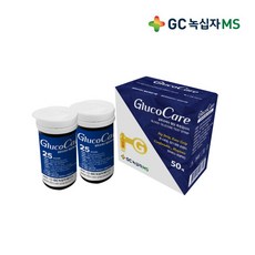 녹십자 글루코케어 혈당시험지 1Box(50매) 혈당검사지, 1개, 상세페이지 참조