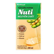 베트남 누띠 두유 NutiFood Soymilk, 10개, 200ml
