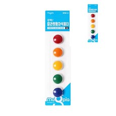 초강력 칼라원형자석홀더 소 21mm 5개입 1개, 1