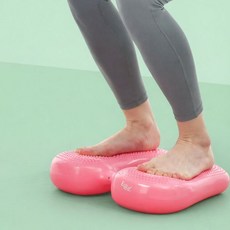 밸런스 에어쿠션 발지압 스텝퍼 홈트레이닝 하체 코어운동기구 3컬러, 퍼플