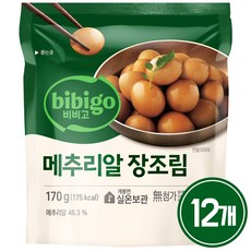 CJ 비비고 메추리알장조림 170g, 12개