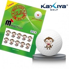 스티커 매직터치 원숭이띠 골프공 78219pc 1(ea)