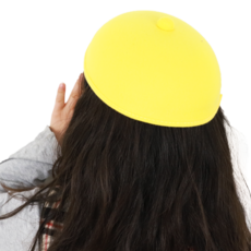 병아리유치원 망토 모자 재롱잔치의상 학예회 단체복 유아무대의상, 모자(노랑색), 1개