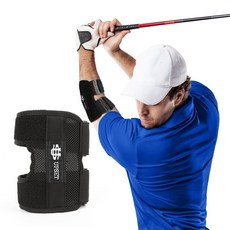 업셋 골프 팔꿈치 자세 교정기, 1개, 블랙