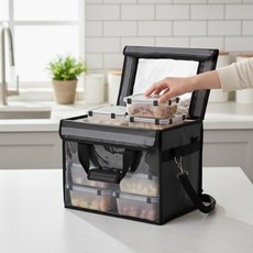 더번지 보온보냉 배달가방 음식배달가방