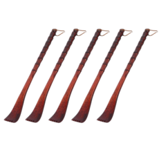 이음모음 고급 옻칠 효자손 등긁개, 5개, 진브라운