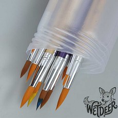 플라스틱 붓통 길이조절브러쉬통