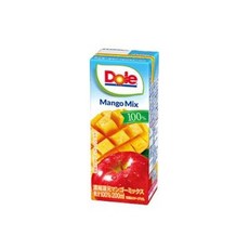 눈표 메그 밀크 Dole(돌) 망고 믹스 100% 200ml 종이 팩×18개입
