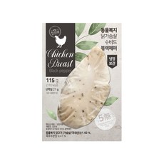 참프레 동물복지 수비드 닭가슴살 블랙페퍼, 115g, 12개