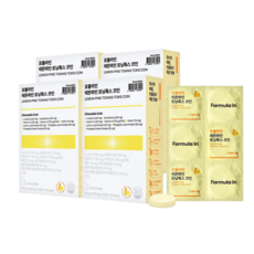 포뮬라인 레몬파인 토닝톡스 코인 글루타치온 엘시스테인 미백 광채 캔디, 4박스, 30정