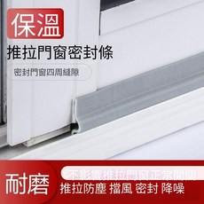 老街口 窗戶密封條 防漏風神器 擋風 塑鋼鋁合金 推拉門縫 隔音防噪音 自粘膠條, 1個, 【平開窗】白色,1米