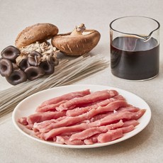 삼형제고기 1등급 한돈 안심 돼지고기 잡채용 냉장, 1개, 1kg