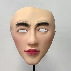 乳膠女神面具 萬聖節變裝道具, 男人 半臉, 1個