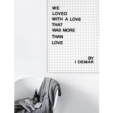 메뉴판만들기 알파벳 자석 카페 메뉴판 EVA 마그네틱 117입, 블랙 알파벳 117개