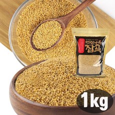 땅끝 해남 노란 차조 잡곡 찰기 가득한 잡곡밥 만들기 1팩, 1박스, 1kg