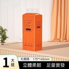 心心艾維 抽取式面紙 175*145mm 4層加厚設計, 1大提, 懸掛式衛生紙【1大提】