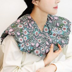 애슬라 허브 어깨 찜질팩 프리미엄 모던플라워 ZH-SP3, 1개