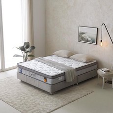 HZY4182 코일스프링 매트리스 D 1350x240, 화이트, 화이트