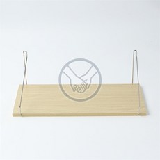 벽선반 무타공 내추럴우드 40x15cm 장식선반 선반진열장 현관선반