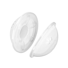 Angelcare 2 모유 수집기 재사용 젖꼭지 보호 커버 유두 케어 실리콘 흡입 누출, 1개