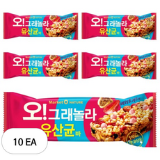 마켓오네이처 오 그래놀라 유산균바, 35g, 10개