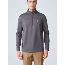 【WILDLAND荒野】男彈性斜紋拉鍊保暖機能衣0B12606 - 吸濕快乾秋冬登山機能底層衣